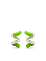 Sunnei boucles d'oreilles à design colour block - Argent - thumbnail