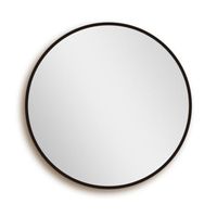 Saniclass Retro Line 2.0 Spiegel - rond - 60cm - frame - mat zwart SW7-60 - thumbnail