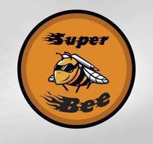 Stickers motor Super bee 70's ontwerp