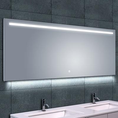 Badkamerspiegel Wiesbaden Ambi One 160x60cm Geintegreerde LED Verlichting Verwarming Anti Condens Touch Lichtschakelaar Dimbaar Badkamerspiegel Wiesbaden Ambi One 160x60cm Geintegreerde LED Verlichting Verwarming Anti Condens Touch Lichtschakelaar Dimbaar