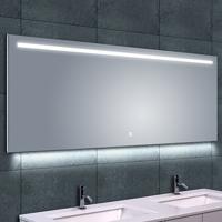 Badkamerspiegel Wiesbaden Ambi One 160x60cm Geintegreerde LED Verlichting Verwarming Anti Condens Touch Lichtschakelaar Dimbaar