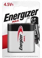Energizer - Max, 1st Pack 4,5V, lange duur voor dagelijks gebruik, zonder sulfatatie en 10 jaar nuttig leven