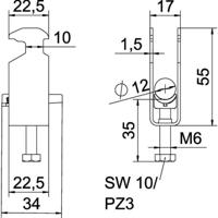 OBO Bettermann 1186203 Beugelklem 1 stuk(s) - thumbnail