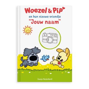 Boek met naam en foto - Woezel & Pip - Vriendje - XL boek (Softcover)