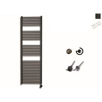 Elektrische Design Radiator Sanicare Plug En Play 172 x 45 cm Mat Zwart Thermostaat Zwart 920 Watt Sanicare