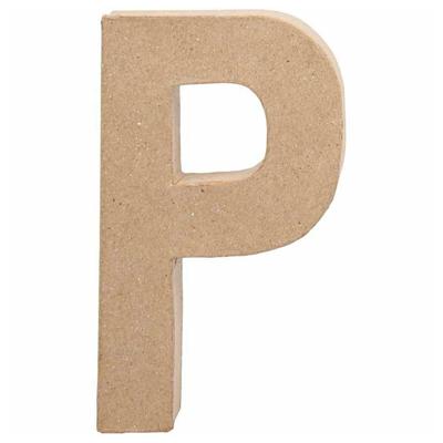 Letter Papier-maché P, 20,5cm Letter Papier-maché P, 20,5cm