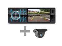 Autoradio inclusief achteruitrijcamera - Bluetooth, USB, AUX - 4 Inch Scherm - Extra USB (RMD434DAB-BTV) - thumbnail