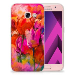 Hoesje maken Samsung Galaxy A3 2017 Tulips