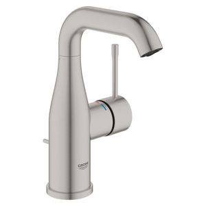 Grohe Essence New M-size Wastafelkraan Met Waste Supersteel