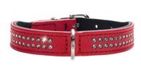 Hondenhalsband Diamond Petit Rood