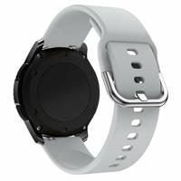 By Qubix - Siliconen sportband - Grijs - Compatible met Xiaomi Redmi Watch 5 Active/Redmi Watch 5 Lite - Compatible Xiaomi bandje