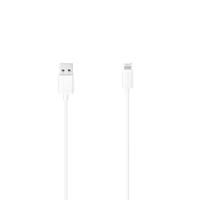 Hama USB 2.0 A kabel Lightning naar iPhone iPad voor de overdracht van digitale gegevens, signalen en stroomvoorziening (koperdraden, dubbel afgeschermd, 2,4 A, 480 Mbit/s, 1,5 m) wit