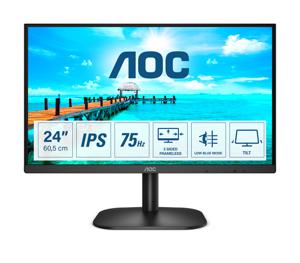 AOC 24B2XDA LED-monitor Energielabel E (A - G) 61 cm (24 inch) 1920 x 1080 Pixel 16:9 4 ms HDMI, DVI, VGA, Audio-Line-in, Hoofdtelefoonaansluiting IPS LED