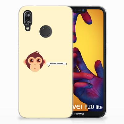 Huawei P20 Lite Telefoonhoesje met Naam Monkey