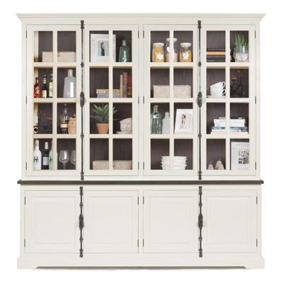 Vitrinekast Lakewood | Hout  | Mindihout | Crème