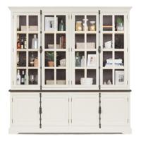 Vitrinekast Lakewood | Hout  | Mindihout | Crème