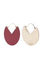 ISABEL MARANT boucles d'oreilles pendantes 90º à design bicolore - thumbnail