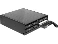 Delock 47220 5,25 mobiel rack voor 4 x 2,5 SATA HDD/SSD