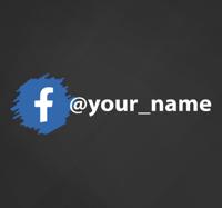 Aanwijzingen muurstickers Facebook sociale media-logo - thumbnail