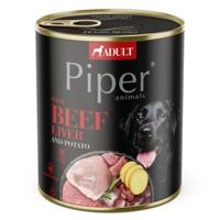 PIPER hondenvoer met runderlever en aardappelen 800 g