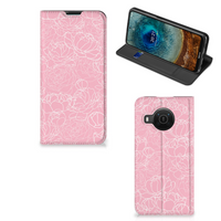 Nokia X20 | X10 Smart Cover White Flowers