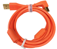 Chroma Cable USB-A Naar USB-B Haaks Neon Oranje 1.5m - thumbnail