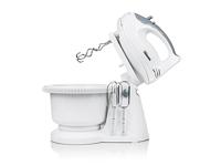 Tristar MX-4152 Mixer met mengkom – 5 snelheidsinstellingen - Turbo functie - 200 Watt – Wit