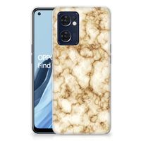 OPPO Reno 7 5G | Find X5 Lite TPU Siliconen Hoesje Marmer Goud