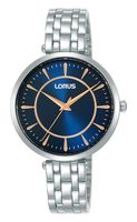 Lorus RG251UX9 Horloge staal zilverkleurig-blauw 32 mm