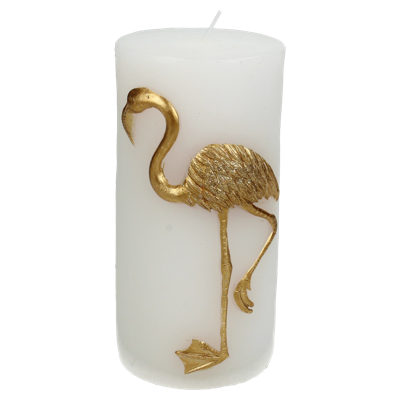 Wants&Needs Accessoires Kaars Flamingo
