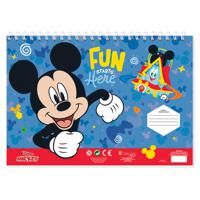 Mickey mouse Mickey Mouse Kleurplaten met Stencil en Stickervel - thumbnail