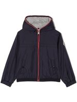 Moncler Enfant veste Anton à capuche - Bleu