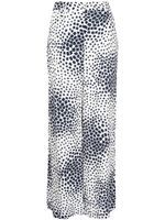 DVF Diane von Furstenberg pantalon palazzo à imprimé abstrait - Blanc