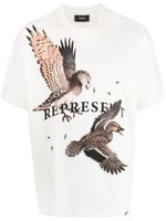 Represent t-shirt en coton à imprimé graphique - Blanc