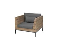 Apple Bee | Loungestoel Long Island | Antique Teak - thumbnail