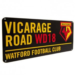 Watford Straatbord (40cm x 18cm)