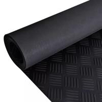 vidaXL Rubberen anti-slip vloermat 5x1m traanplaat