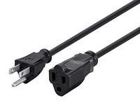 Monoprice 105296 1-voet 16AWG Power Extension Cord kabel, zwart door Monoprice Electronics