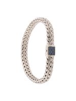 John Hardy bracelet Classic Chain 7.5 mm pavé de saphirs - Argent - thumbnail