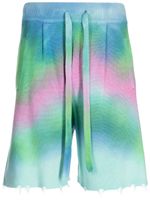 Laneus chaussettes nervurées à motif tie-dye - Multicolore - thumbnail