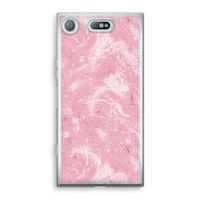 Abstract Painting Pink: Sony Xperia XZ1 Compact Transparant Hoesje