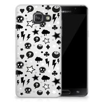 Silicone Back Case Samsung Galaxy A3 2016 Silver Punk - thumbnail