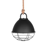 LABEL51 Korf Hanglamp - Zwart - Metaal - M