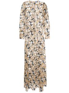 Macgraw robe Soiree à fleurs brodées - Multicolore