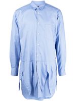 Comme des Garçons Homme Plus chemise superposée en coton - Bleu