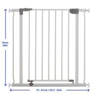 Dreambaby Liberty auto close klemhekje (75-99cm) Wit