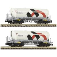 Fleischmann 848901 N set van 2 silowagens van de Holcim/Wascosa - thumbnail