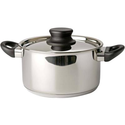 Mammoet Kookpan met deksel Cottage 18 cm 2.6 l Roestvrijstaal