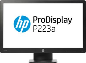 HP ProDisplay P223a 54,6 cm (21.5") 1920 x 1080 Pixels Full HD Zwart