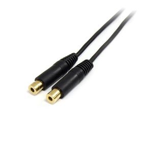 StarTech.com 15cm Stereo Splitterkabel Y-adapter 3,5mm Mannelijk naar 2x 3,5mm Vrouwelijk